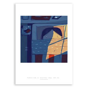 Illustrazione tomorrow is another day oh no di Lagnette Francesca Tucci stampa fine art Giclée